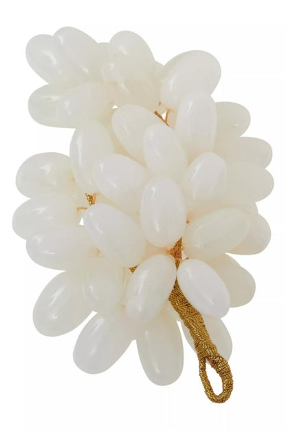 Alina White Onyx Decorative Grapes