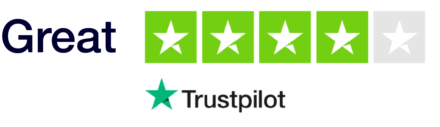 Great on Trustpilot